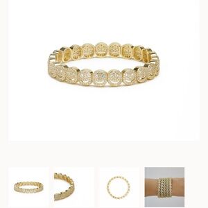 Lisa Gozlan THE HAPPY FACE BRACELET THE PAVÉ